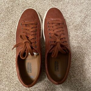 Johnston & Murphy Men's Tan Leather Sneakers